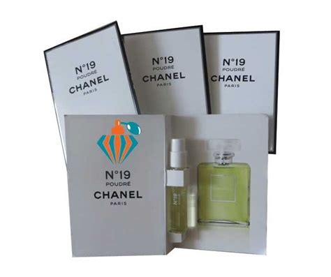 chanel no 19 sample.